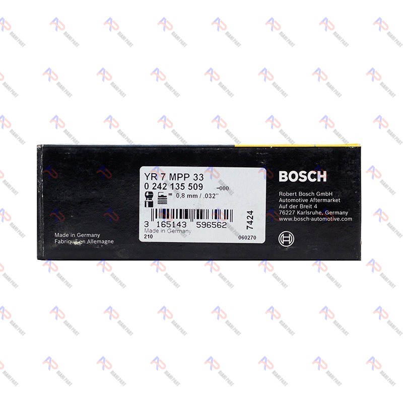 شمع بوش ایریدیم پلاتینیوم مدل YR7MPP33 (جعبه زرد) - Image 4